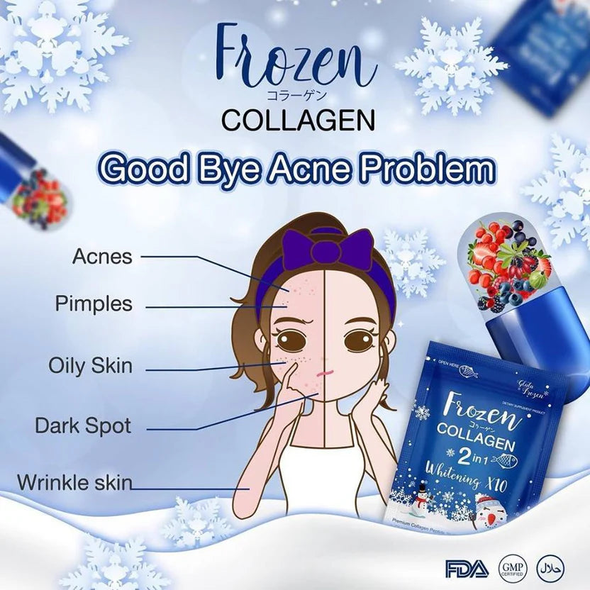 Gluta Frozen Collagen 2-in-1 Beauty Capsules — 60 Capsules